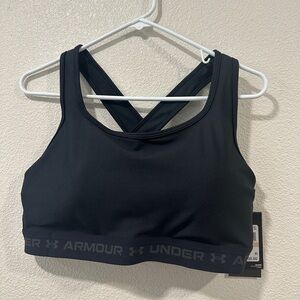 Under Armour Women Black Sports Bra New 2X